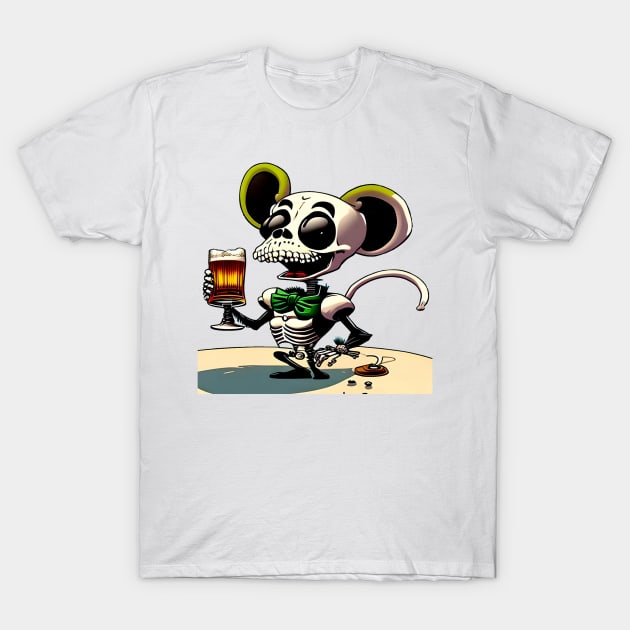 Skeleton mouse T-Shirt by sweetvision